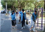 富民社区开展“不忘初心 牢记使命”环境综合整治志愿服务活动